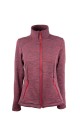 Bluza polarowa damska w kolorze czerwony melanż.