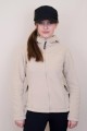 Bluza polarowa damska Polartec Thermal Pro, w kolorze ecru, ze zintegrowanym kapturem.